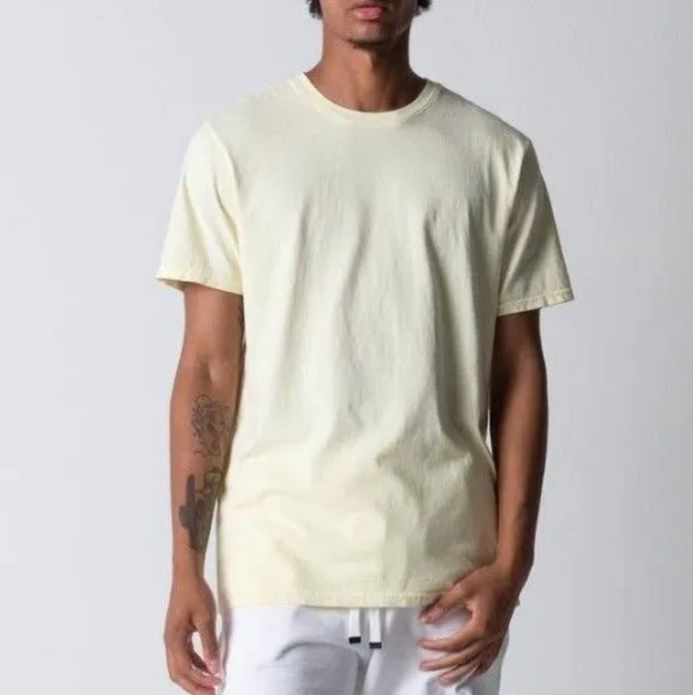 509. Talentless Drop Shoulder Tee | Color: Yellow - Picture 1 of 9